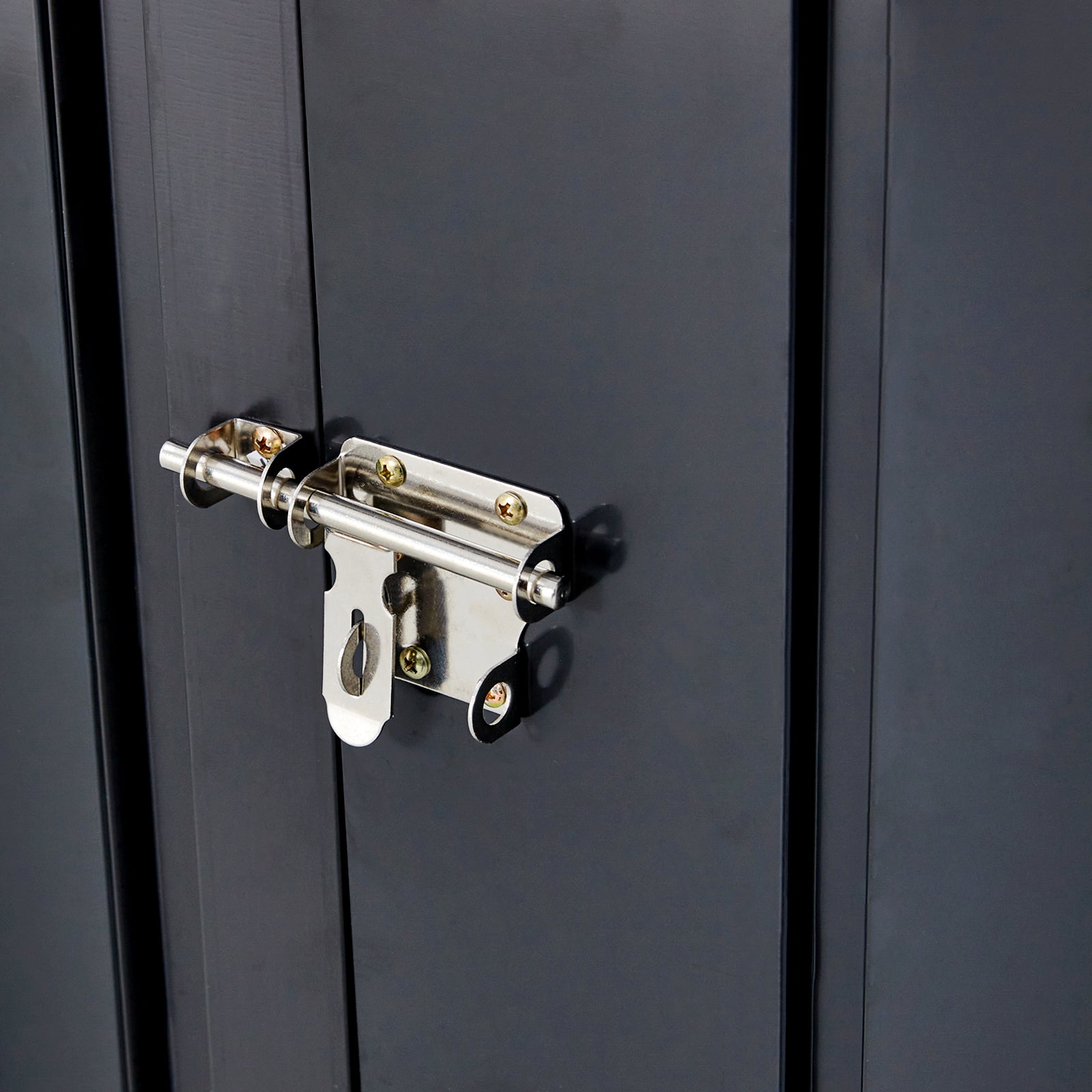 Firewood Storage Shed, Outdoor Firewood Rack, Outdoor Storage Shed With Log Holder, Firewood Shelter For Patio, Anthracite Galvanized Steel Dark Gray Steel