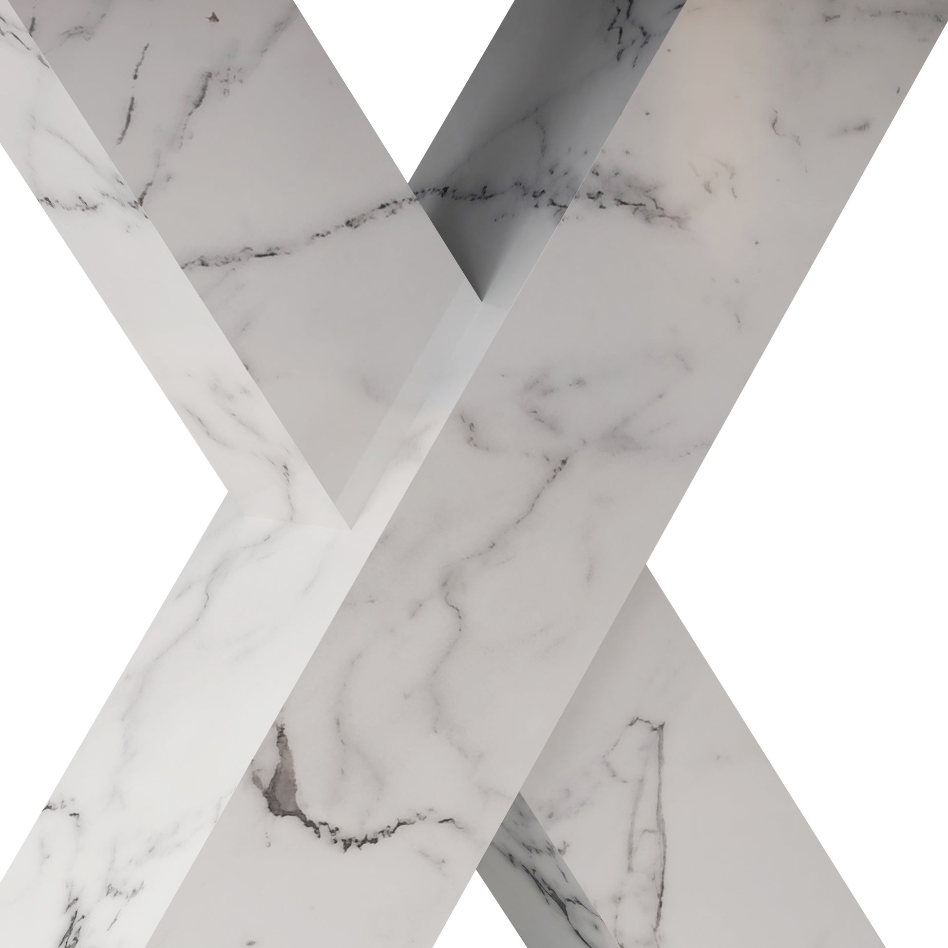 Modern Square Dining Table,Stretchable,Printed Black Marble Table Top Mdf White X Shape Table Leg With Metal Base Black White Mdf Steel