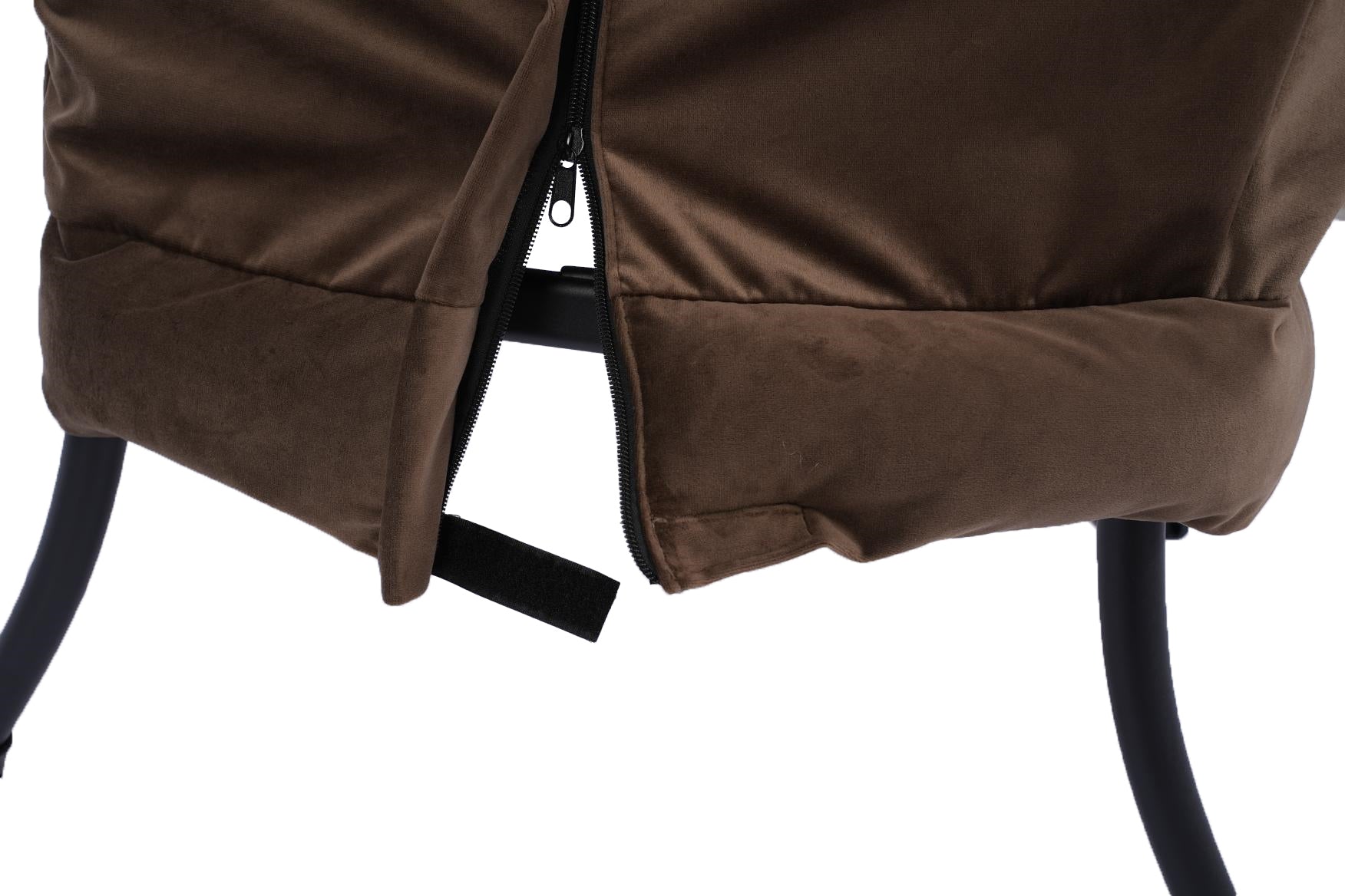 Living Room Chairs Modern Cotton Fabric Lazy Chair, Accent Contemporary Lounge Chair, Single Steel Frame Leisure Sofa Chair With Armrests And A Side Pocket Brown ,With Ottoman ,With Footrest Brown Polyester Metal Soft Polyester Fiber Pad Fabric 1 Seat