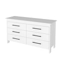 Canaan 2 Piece Bedroom Set, Armoire Dresser, White Full White White 2 Piece Set Bedroom Dresser Included Engineered Wood