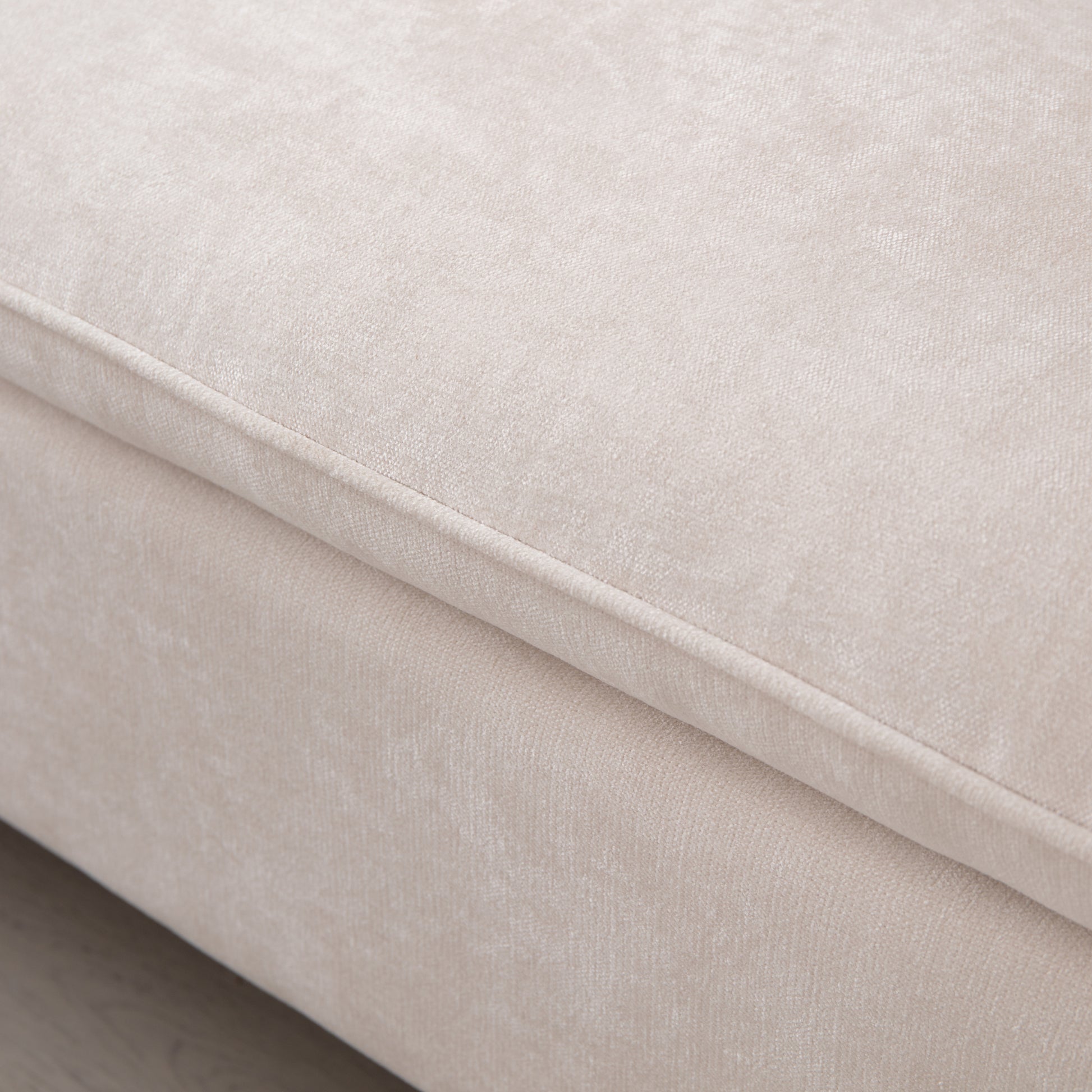 U Shaped Linen Sectional Sofa With Double Chaises,Beige Beige Foam Fabric 4 Seat