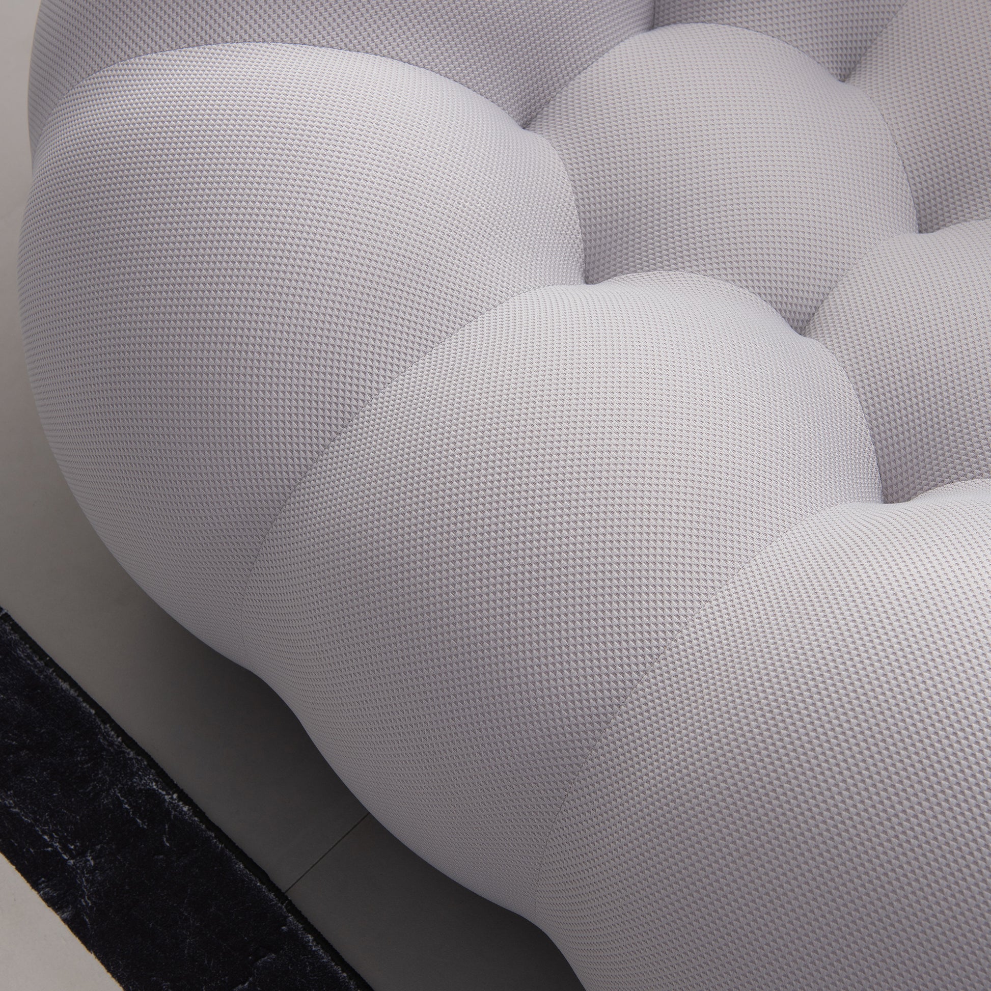 46.9'' Modern Bubble Floor Sofa,Single Chair For Living Room,Gray Gray Foam Fabric 1 Seat