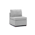 4 Seat Module Sectional Sofa Couch With 1 Ottoman,Seat Cushion And Back Cushion Removable And Washable,Light Grey Light Grey Wood Primary Living Space Soft Modern Rubberwood Foam Linen 4 Seat
