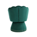 Coolmore Swivel Barrel Chair, Comfy Round Accent Sofa Chair For Living Room, 360 Degree Swivel Barrel Club Chair, Leisure Arm Chair For Nursery, Hotel, Bedroom, Office, Lounge Emerald Velvet