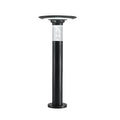 Solar Lawn Light With Dimmable Led Black Aluminium