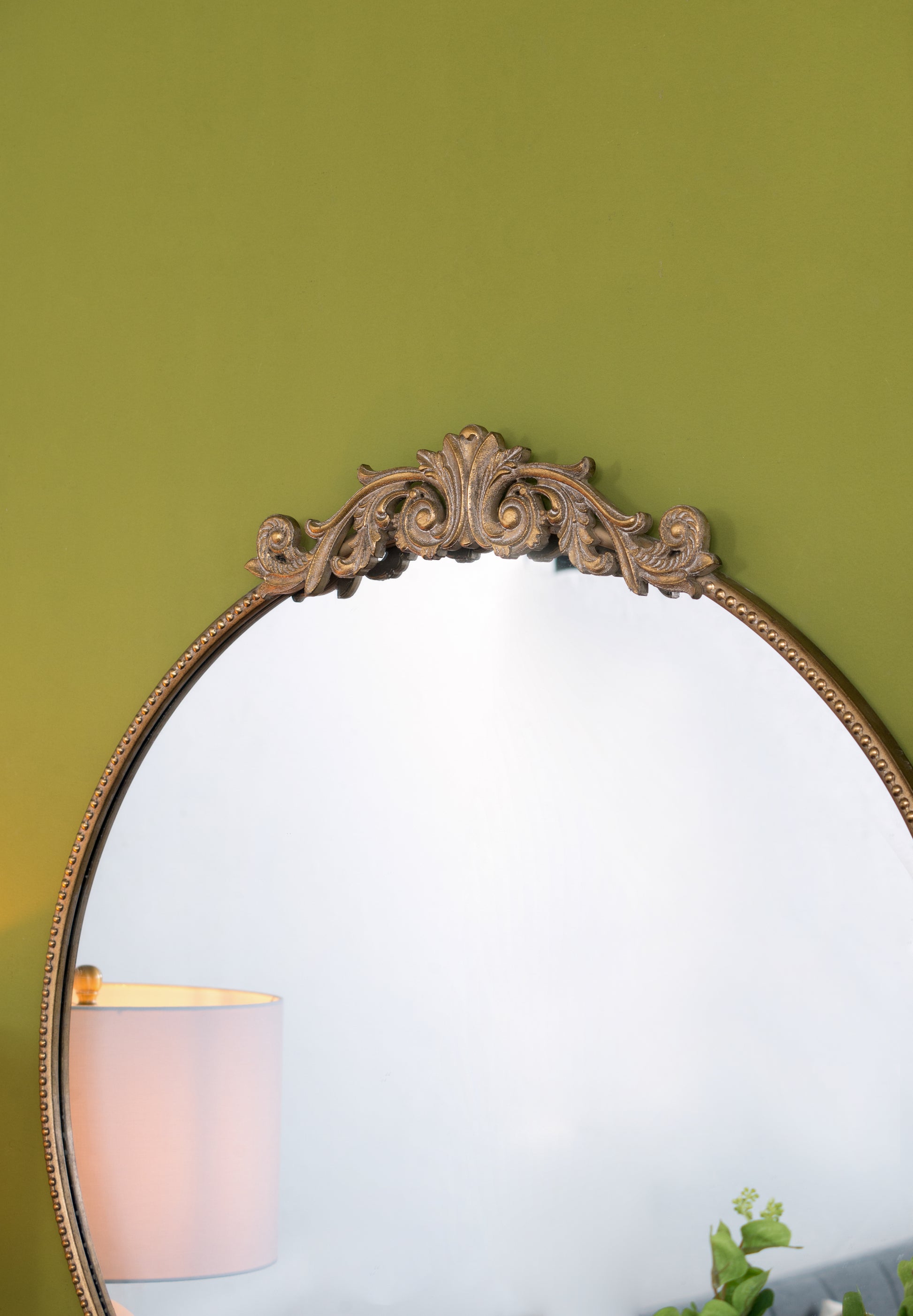 36" X 39" Round Gold Mirror, Wall Mounted Mirror With Metal Frame For Bathroom Living Room Gold Mdf Glass