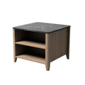 Tobacco Wood Grain Coffee Table. Nightstand Marble Primary Living Space American Traditional Open Storage Particle Board