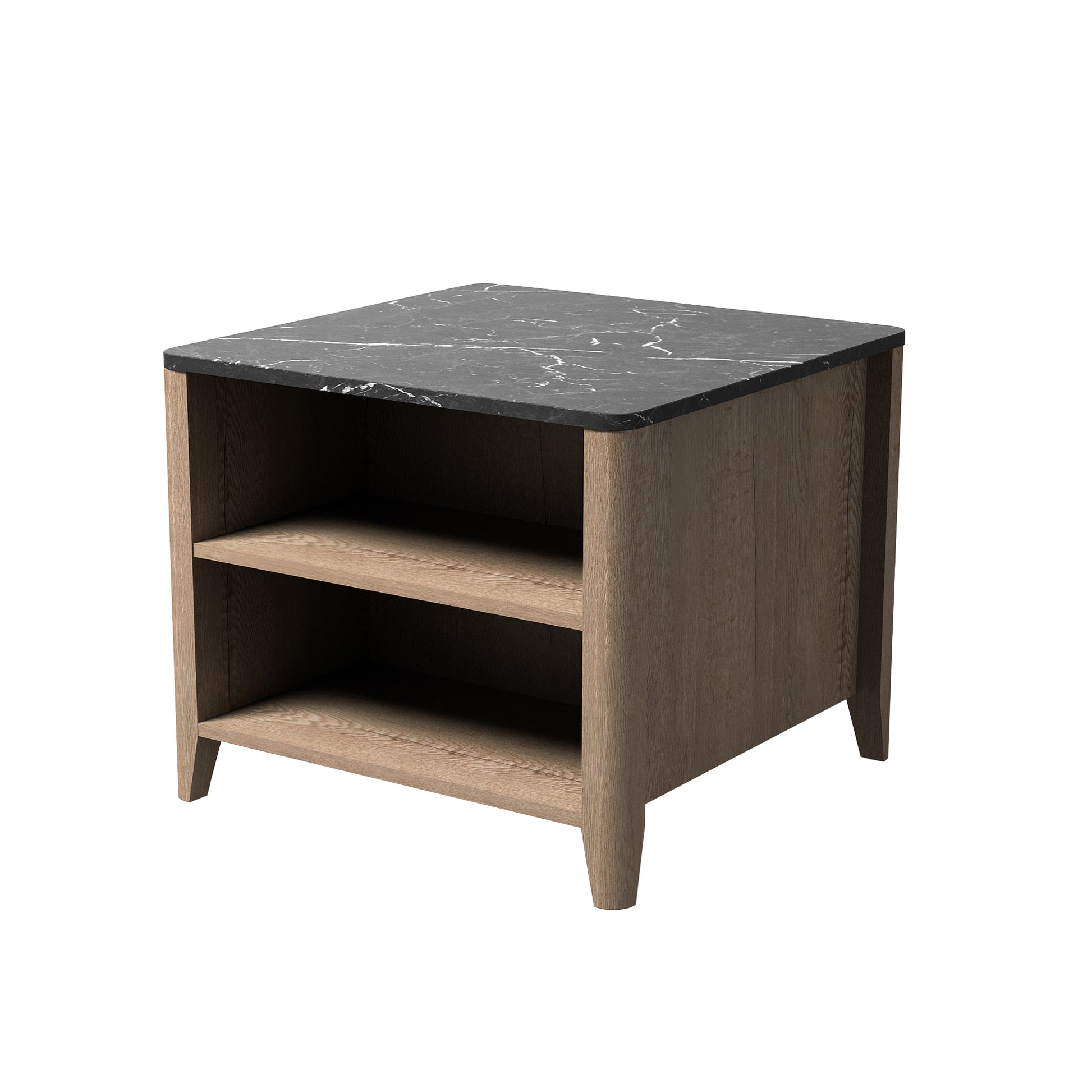 Tobacco Wood Grain Coffee Table. Nightstand Marble Primary Living Space American Traditional Open Storage Particle Board