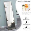 Clean And Beautiful Solid Wood Frame Full Length Mirror, Dressing Mirror, Bedroom Porch, Decorative Mirror, Clothing Store, Floor Standing Large Mirror, Wall Mounted. 65 