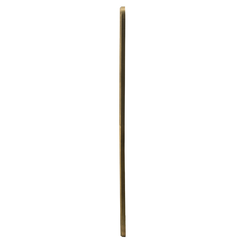 47" X 8" Full Length Mirror With Antique Gold Metal Frame, Long Mirror For Hallway Living Room Bedroom Bathroom Gold Iron
