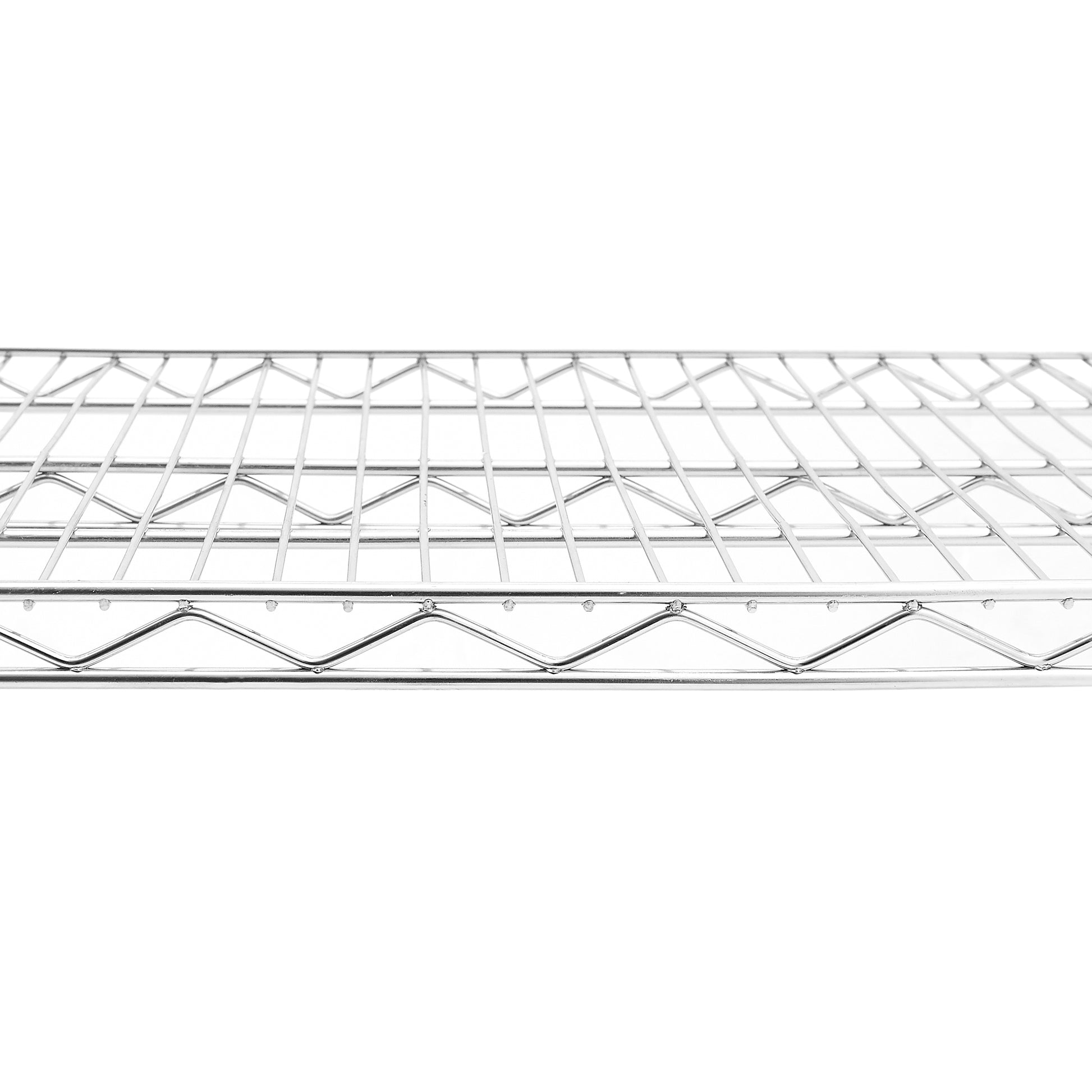 5 Tier Heavy Duty Adjustable Shelving And Racking, 300 Lbs. Per Wire Shelf, With Wheels, Adjustable Feet And Shelf Liners, For Warehouses, Supermarkets, Kitchens, Etc. 59.45 "L 24.02 "W 71.65 "H Silver Steel