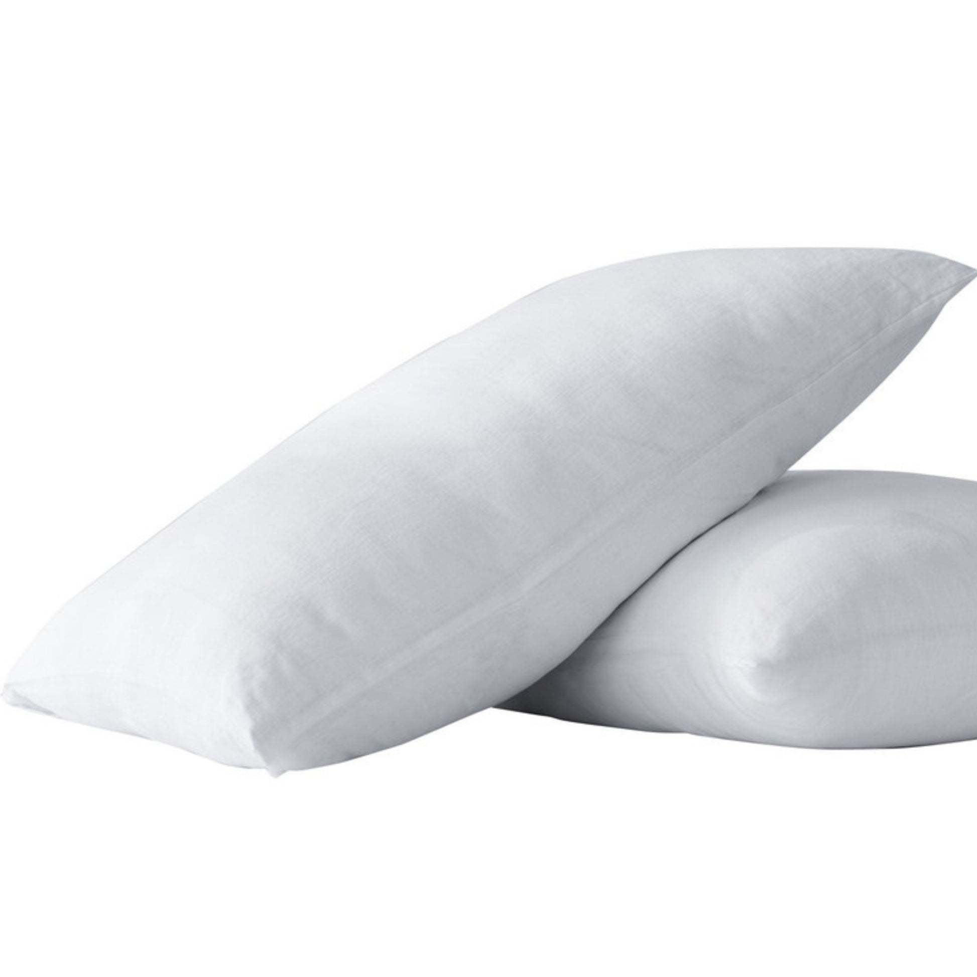 King Size Pillow Cases Set Of 2, White Pillow Cases Set Of 2, Pillow Cases King, Premium Soft Linen Pillow Case With Envelope Enclosure 20"X36" White Linen Linen