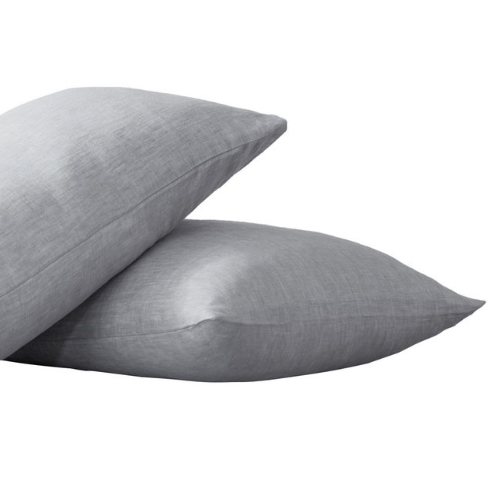 Pillow Cases Standard Size, Standard Pillow Cases Set Of 2, Pillowcases Standard, Premium Soft Linen Pillow Case With Envelope Enclosure 20"X27", Cloud White Linen Linen