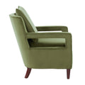 Alina Green Velvet Accent Arm Chair Green Foam Velvet