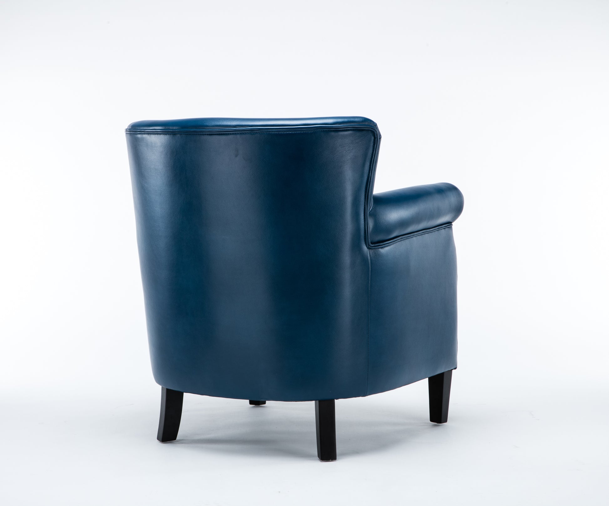 Hadley Navy Blue Club Chair Navy Blue Foam Polyester Blend