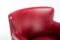 Hadley Red Club Chair Red Foam Polyester Blend