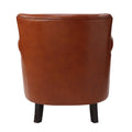 Hadley Caramel Club Chair Caramel Foam Polyester Blend