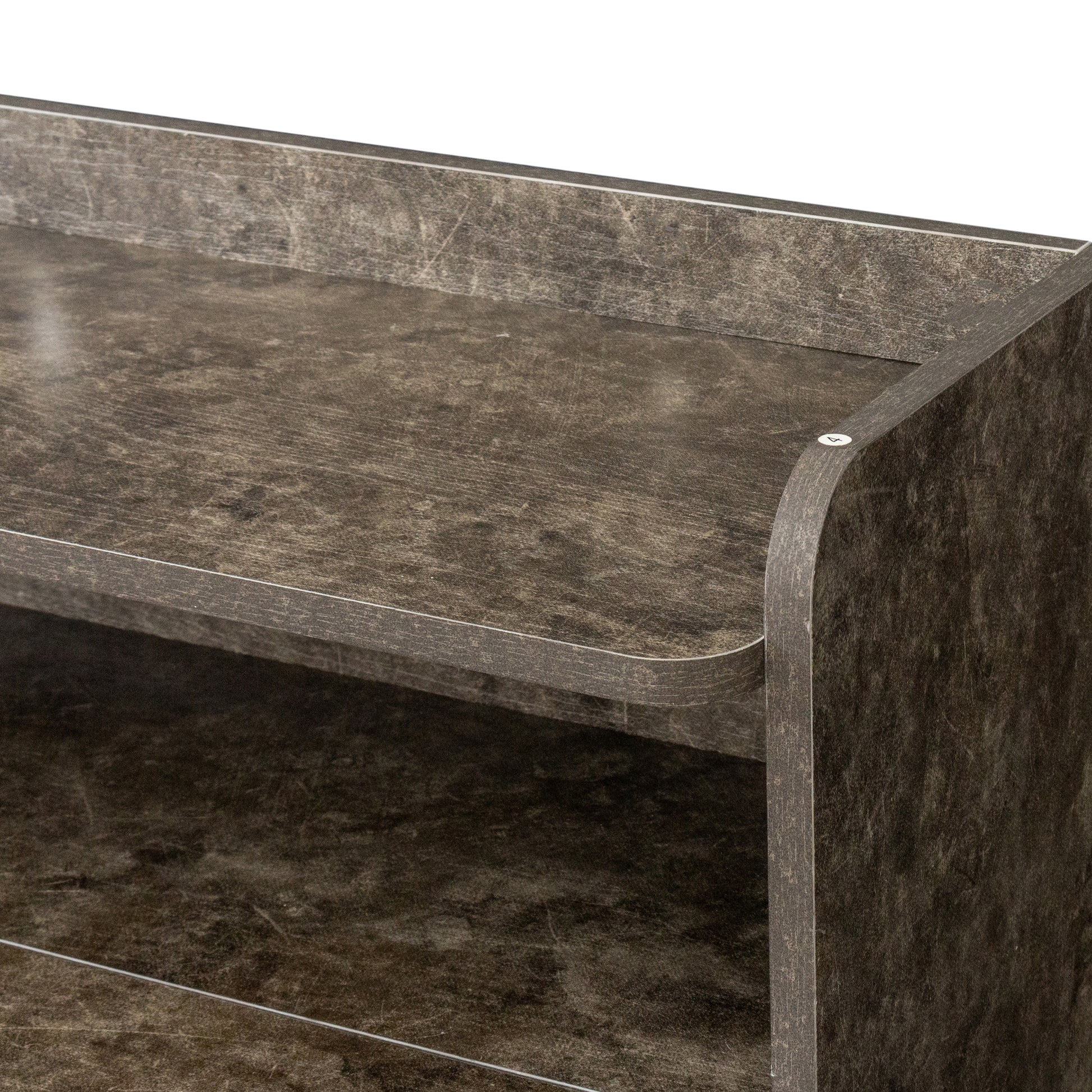 Modern Extendable Dining Table With Storage Marble Mdf