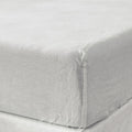 California King Fitted Sheet 1 Pc, California King Sheets, Linen Sheets, Hotel Sheets, Soft White Sheets,& Fade Resistant Cal King Sheets White Linen Linen