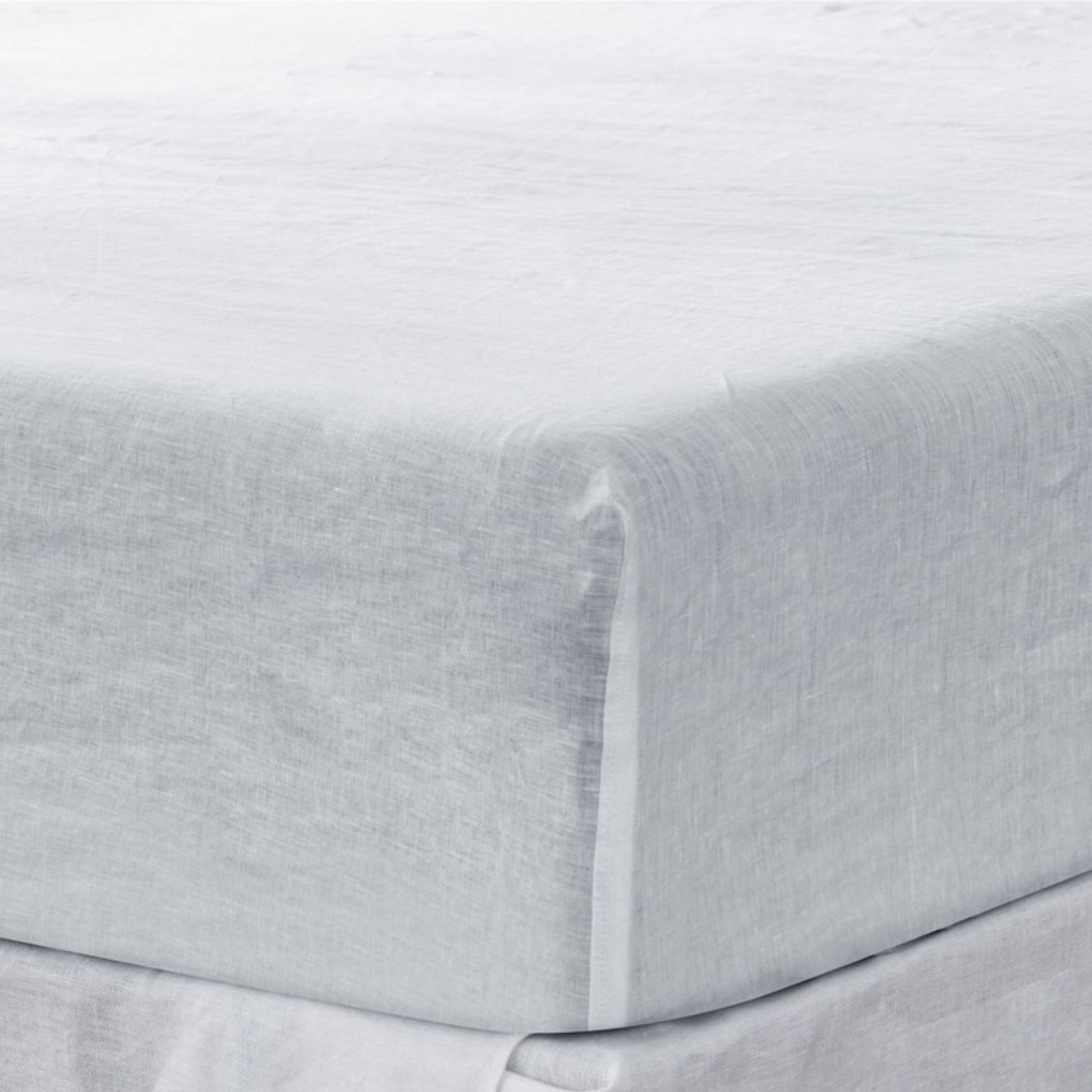 Fitted Queen Sheet 1 Pc, Bed Sheets Queen Size, Linen Sheets Queen Size, Hotel Sheets, White Sheets,& Fade Resistant Queen Sheets White Linen Linen