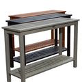 Eucalyptus Console Table, Silver Gray Silver Grey Eucalyptus