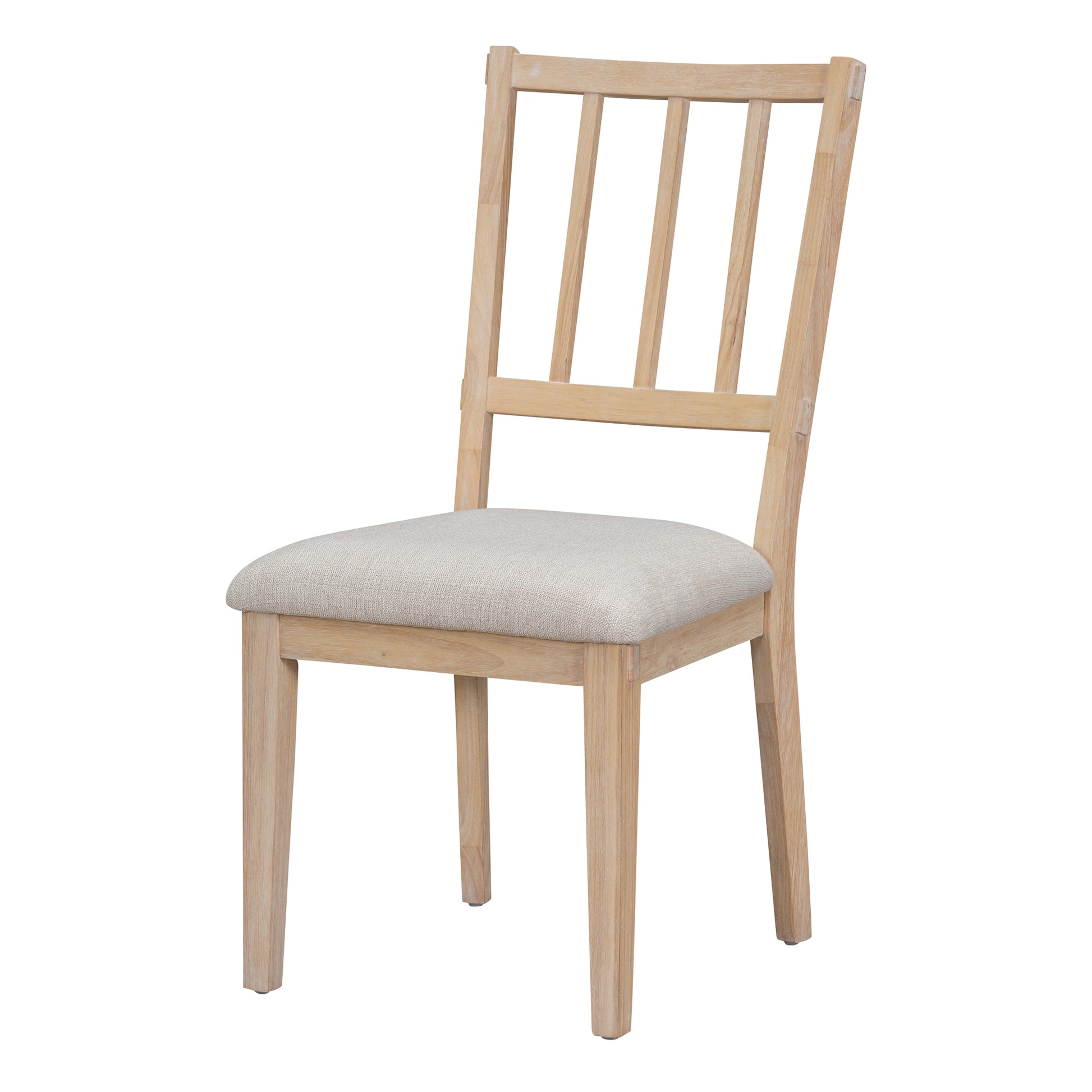 5 Piece Dining Table Set, 44" Round Dining Table With Curved Bench & Side Chairs For 4 5 People For Dining Room And Kitchen Natural Wood Wash Wood Dining Room Distressed Finish Rubberwood Round Dining Table With Chair And Bench Upholstered Chair Wood