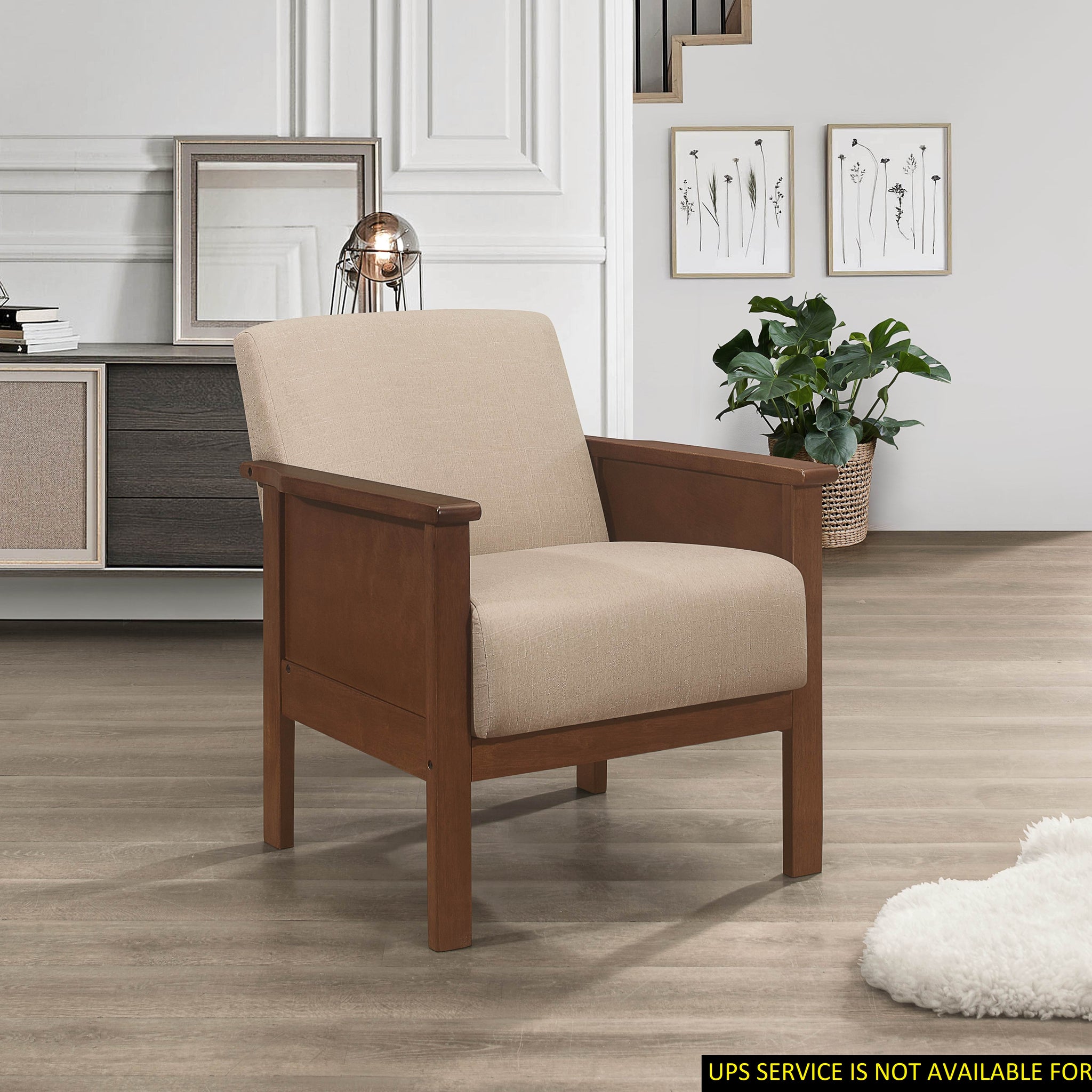 Durable Accent Chair 1Pc Luxurious Brown Upholstery Plush Cushion Comfort Modern Living Room Furniture Brown Primary Living Space Contemporary,Modern,Traditional Wood