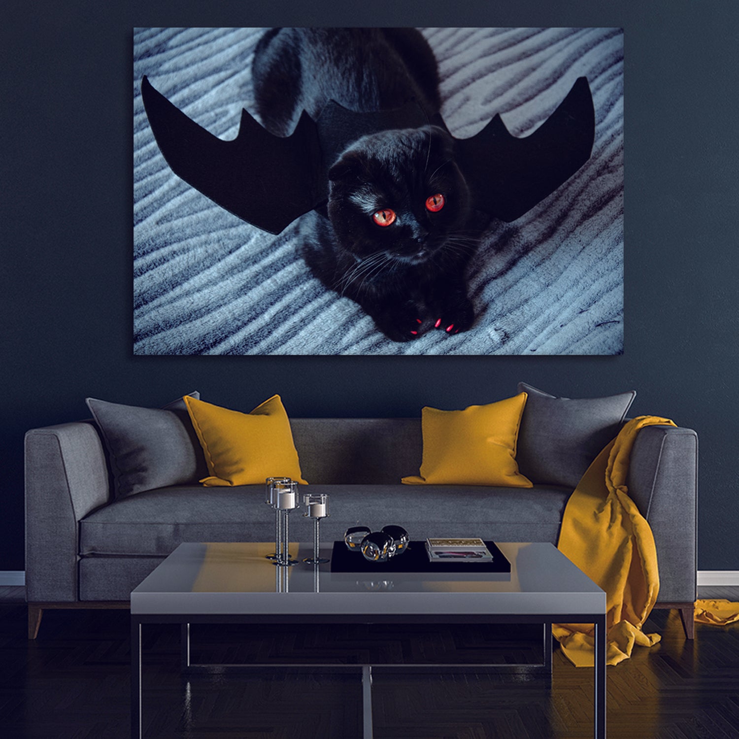 1Pcs Drop Ping Framed Canvas Wall Art Decor Painting For Halloween,Scary Pumpkin Painting For Halloween Gift, Decoration For Halloween Office Living Room, Bedroom Decor 2418In Thickness 1.5Inch Rectangle Framed Multicolor Halloween Oversized 41In Canvas
