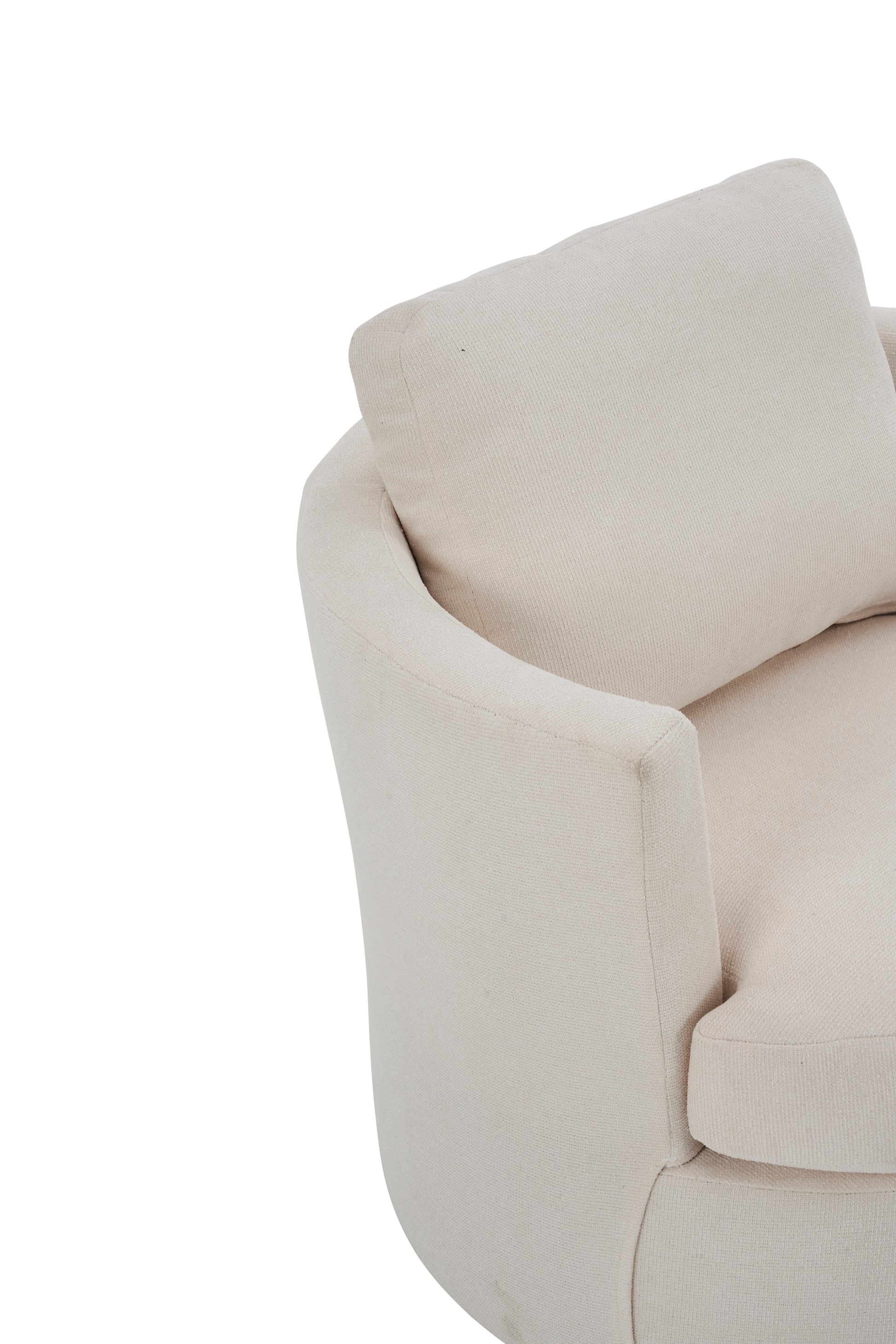 Swivel Barrel Chair, Comfy Round Accent Sofa Chair For Living Room, 360 Degree Swivel Barrel Club Chair, Leisure Arm Chair For Nursery, Hotel, Bedroom, Office, Lounge Beige Beige Primary Living Space Modern Foam Polyester