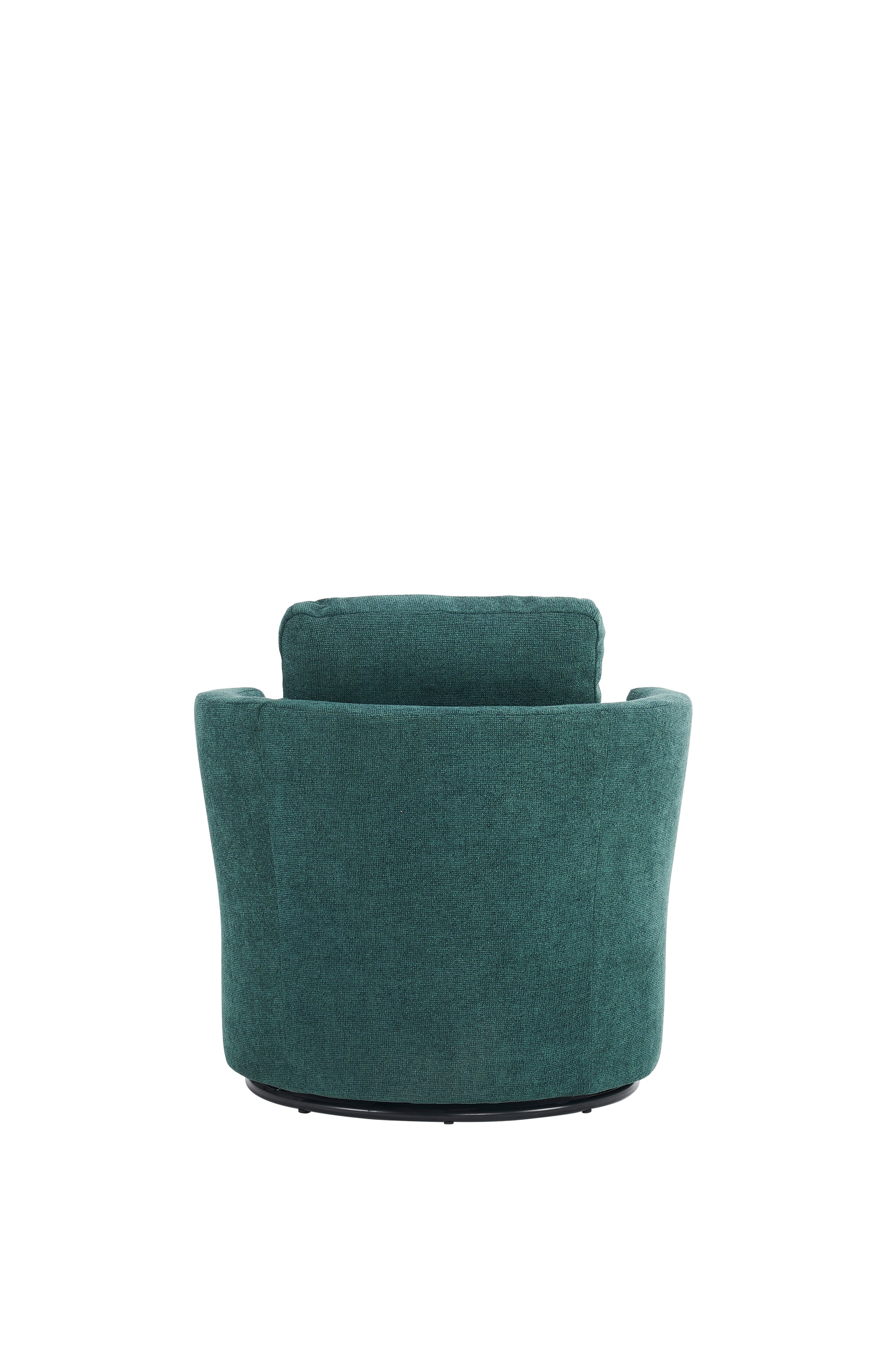Swivel Barrel Chair, Comfy Round Accent Sofa Chair For Living Room, 360 Degree Swivel Barrel Club Chair, Leisure Arm Chair For Nursery, Hotel, Bedroom, Office, Lounge Emerald Emerald Primary Living Space Modern Foam Polyester