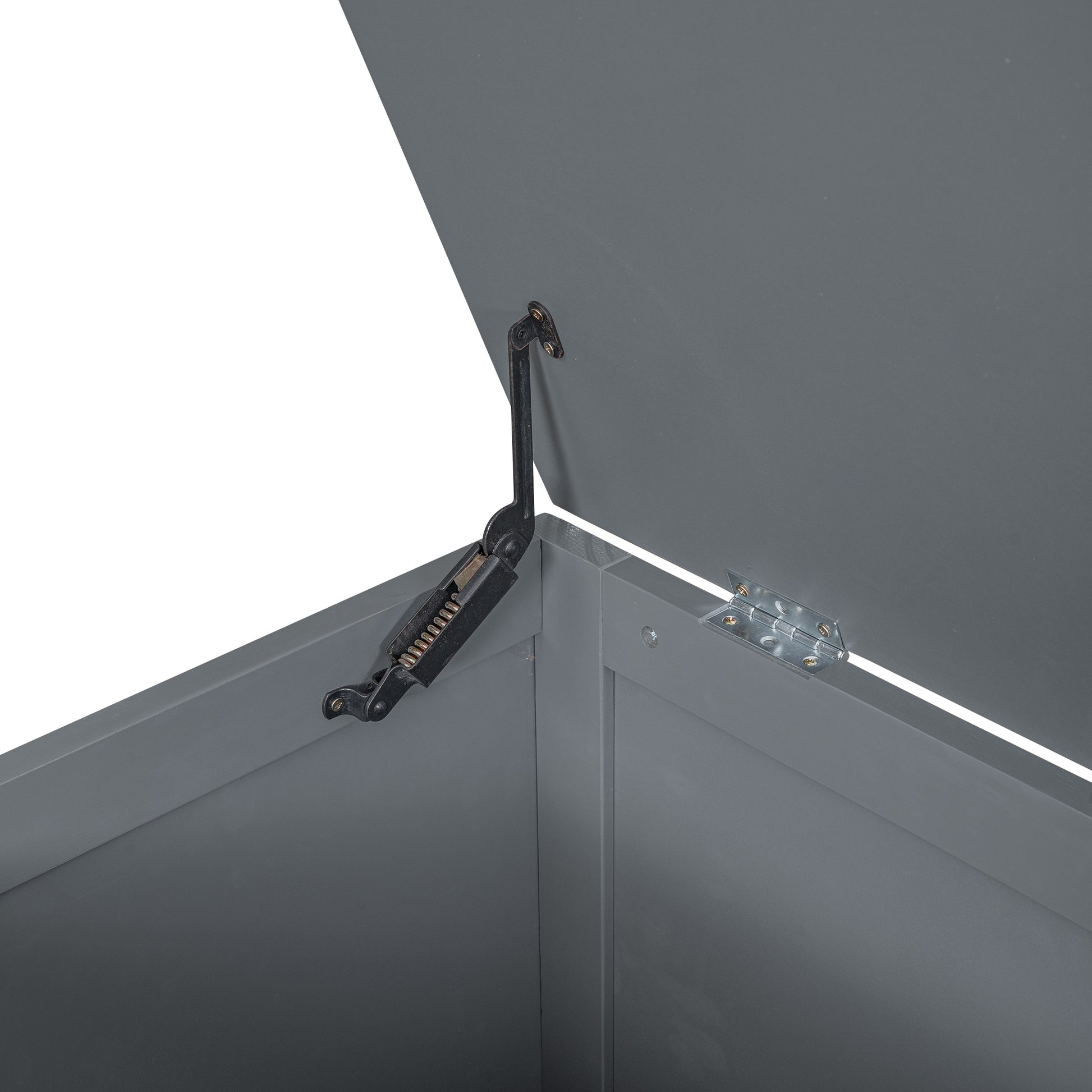 Twin Size Daybed With Storage Arms, Trundle And Charging Station, Gray Box Spring Not Required Twin Grey Wood Daybeds Solid Wood Mdf