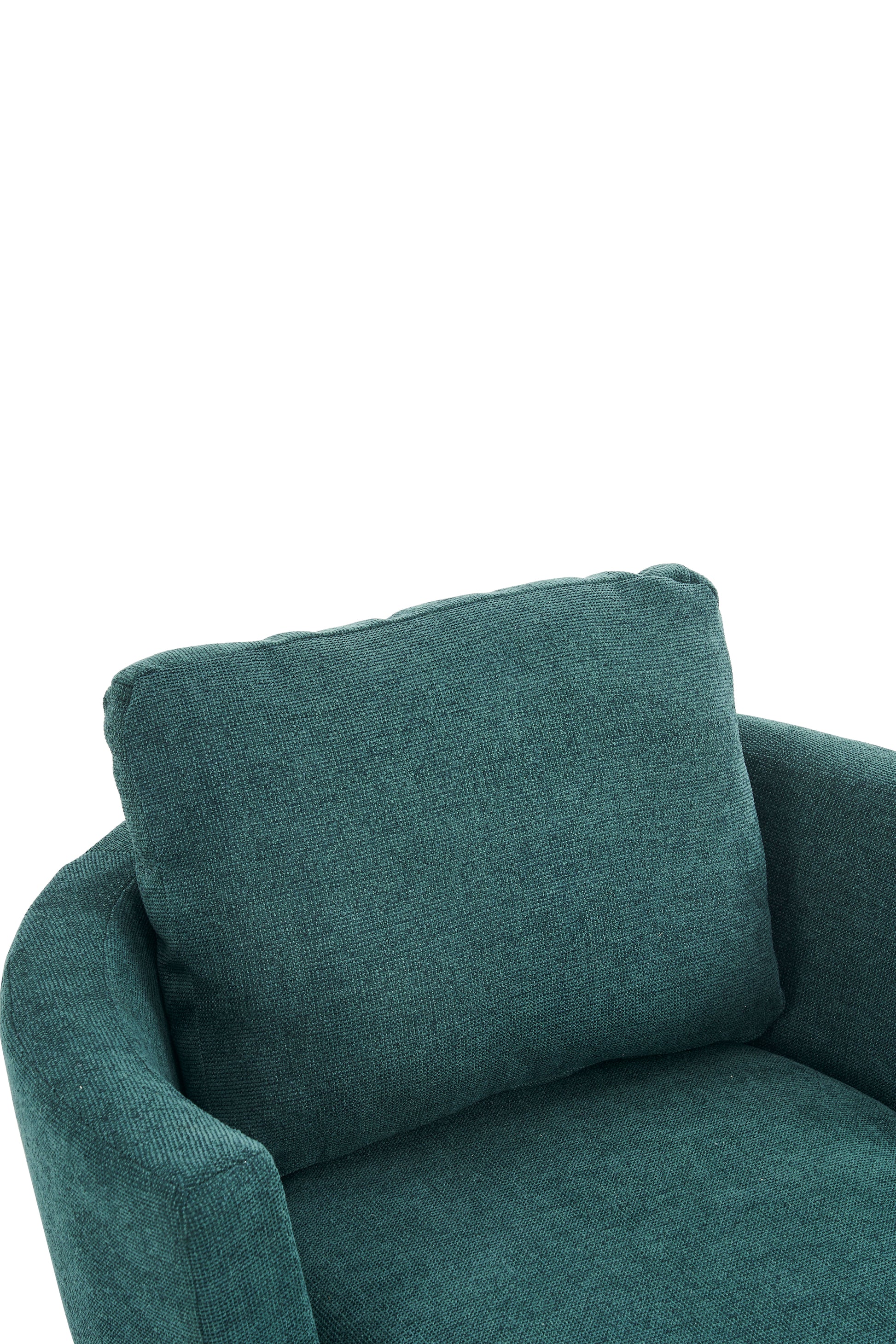 Swivel Barrel Chair, Comfy Round Accent Sofa Chair For Living Room, 360 Degree Swivel Barrel Club Chair, Leisure Arm Chair For Nursery, Hotel, Bedroom, Office, Lounge Emerald Emerald Primary Living Space Modern Foam Polyester