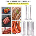 Electric Sausage Filler 15L Sausage Maker Stainless Steel Sausage Stuffer 24.3Lb 110V 120W Sausage Ssteel Stuffing Tubestuffer Silver Stainless Steel