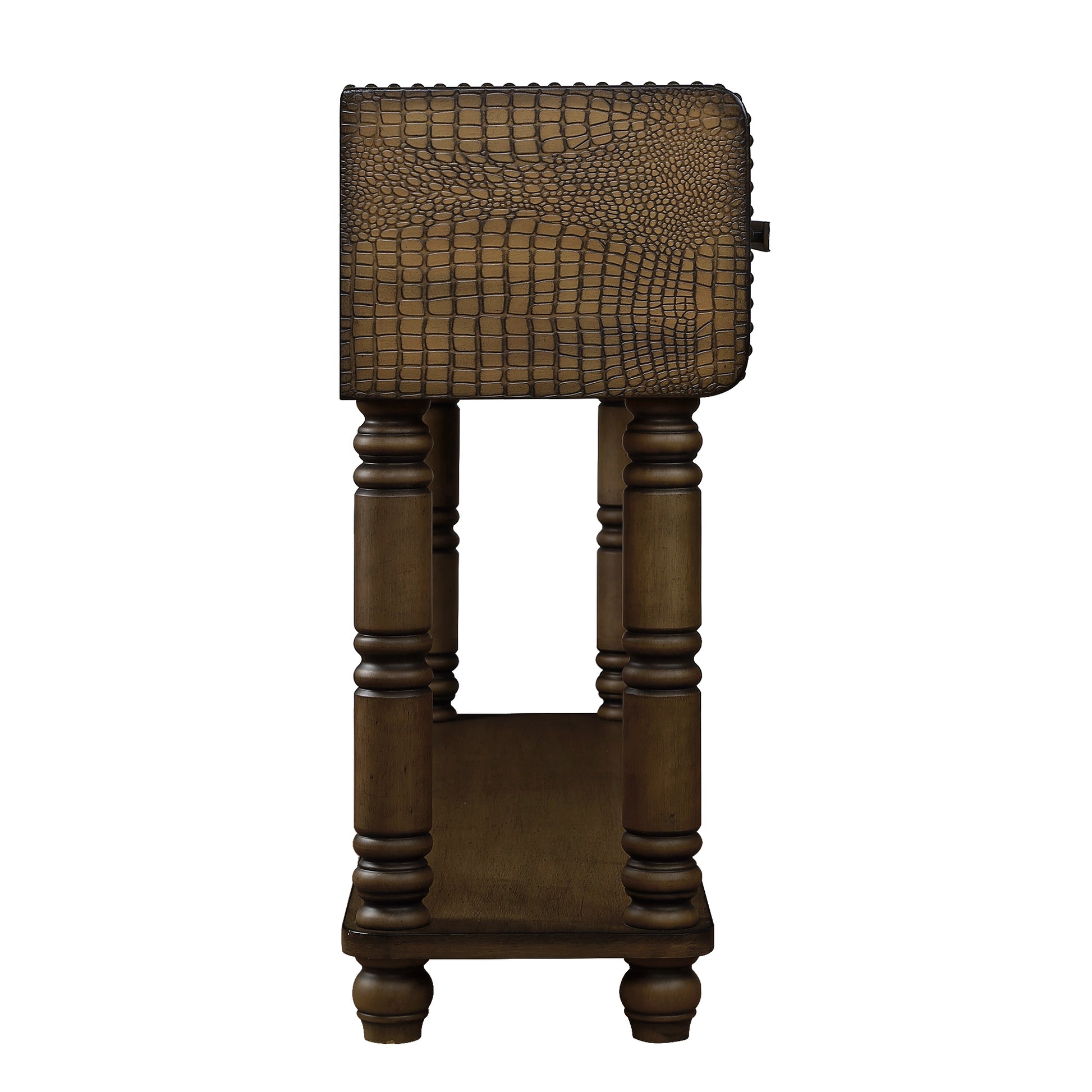 Light Luxury Retro Sofa Table With Outlets, 54 Inch Pine Wood Console Table With 2 Power Outlets And 2 Usb Ports For Entryway Hallway Living Room With Solid Wood Legs Antique Yellow Antique Yellow Built In Outlets Or Usb Primary Living Space American