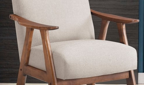 Contemporary Design 1Pc Counter Height Chair Stylish Durable Wooden Brown Fabric Upholstery Cushioned Seat Backrest Home Furniture Brown Dining Room Contemporary Wood