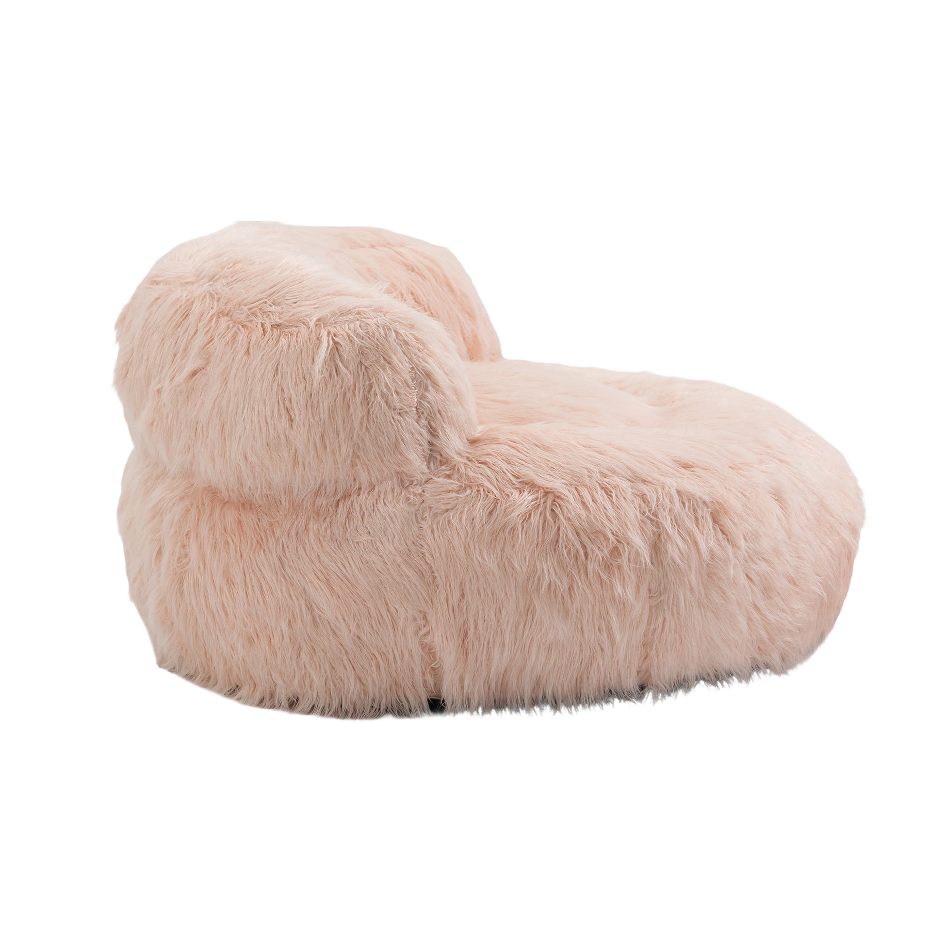 Coolmore Bean Bag Chair, Floor Sofa With Handle,Accent Sofa Chair With Ottoman For Gaming Reading Relaxing Pink Pink Foam Plush