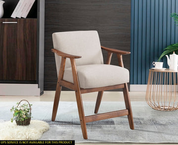 Contemporary Design 1Pc Counter Height Chair Stylish Durable Wooden Brown Fabric Upholstery Cushioned Seat Backrest Home Furniture Brown Dining Room Contemporary Wood