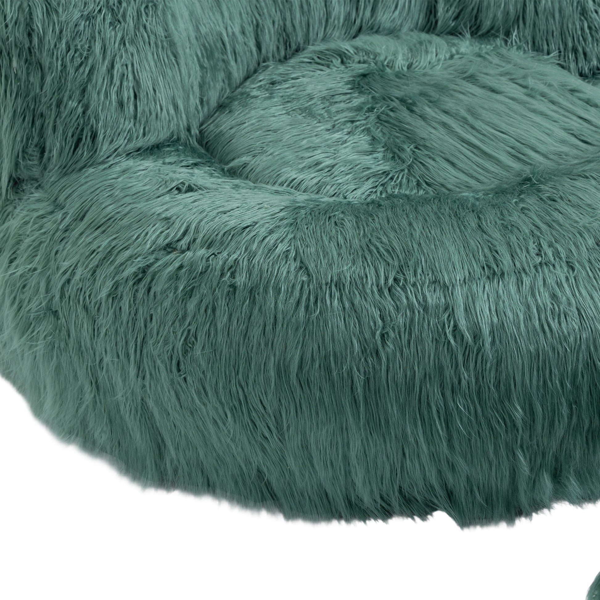 Coolmore Bean Bag Chair, Floor Sofa With Handle,Accent Sofa Chair With Ottoman For Gaming Reading Relaxing Mint Green Mint Green Plush