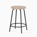 Cammie Backless Wood And Metal Counter Height Stool Natural Wood Wash Metal & Wood Metal & Wood