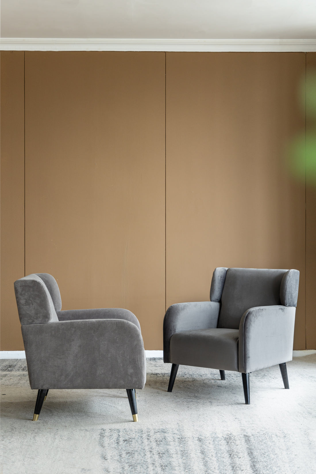 Gray Accent Chair, Fabric Upholstered Comfy Reading Armchair For Living Room, Bedroom Single Seat Sofa Chair, 27" X 31" X 33" Gray Wood