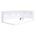 Wood Twin Size Daybed With Storage Cabinets And Usb Ports, White Not Sold Separately Twin White Solid Wood Mdf