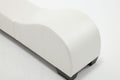 Factory Direct Yoga Chaise Lounge Collection For Stretching & Relaxation Modern Faux Leather Curved Sofa, Modern Faux Leather Curved Sofa, Living Room Bedroom Accent White Primary Living Space American Design,Luxury Plywood Pvc