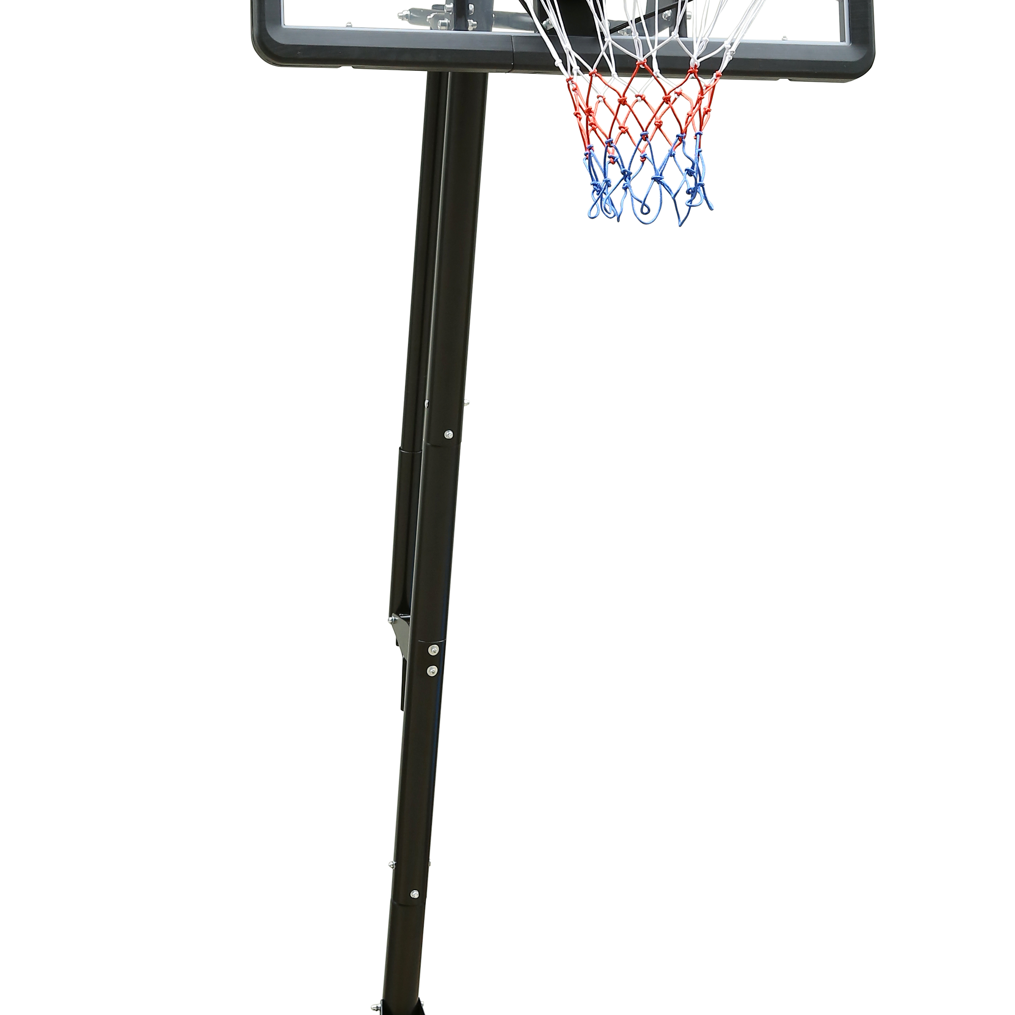 Height Adjustable 7 To 10Ft Basketball Hoop 44 Inch Backboard Portable Basketball Goal System With Stable Base And Wheels, Use For Outdoor Balls Sports Black Gray Portable Garden & Outdoor Training Support Iron