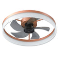 Ceiling Fans With Lights Dimmable Led Embedded Installation Of Thin Modern Ceiling Fans Rose Gold Rose Gold Modern Abs