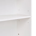 Chic Elegant Entertainment Wall Unit With Tall Cabinets, Modern Tv Console Table For Tvs Up To 65