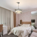 Modern Crystal Chandelier For Living Room Round Cristal Lamp Luxury Home Decor Light Fixture Transparent Modern Crystal