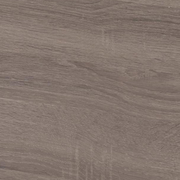 Mounted 2 Tier Display With Adjustable Shelves, Dark Taupe & Black Taupe Particle Board