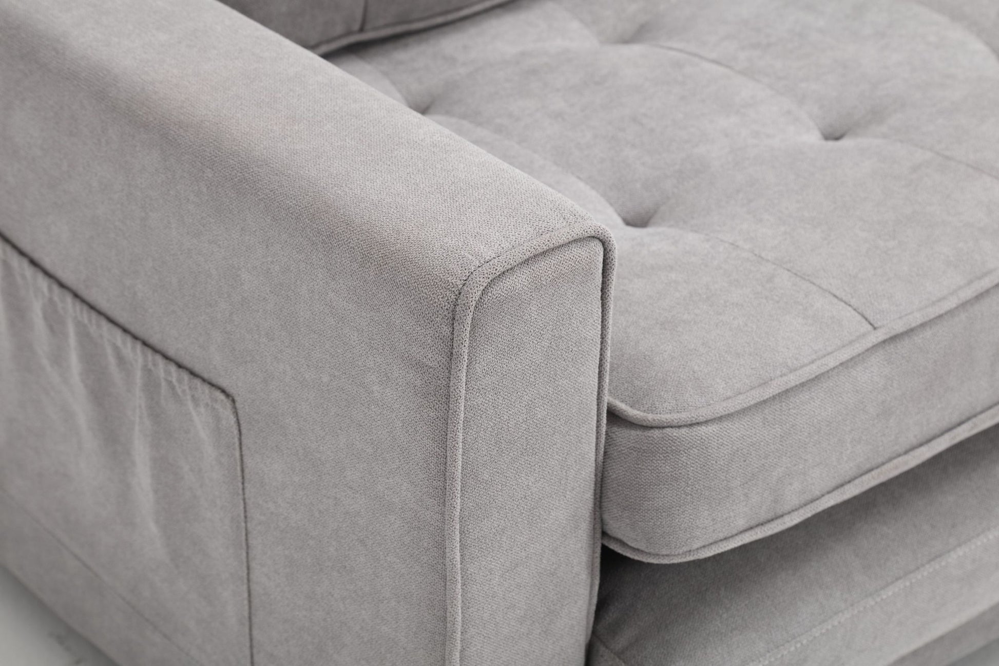 3 Fold Sofa,Convertible Futon Couch Sleeper Sofabed,Space Saving Seat,Pull Out Couch Bed For Living Room,Dark Gray & Light Gray & Beige,Velvet Linen Fabric Light Gray Velvet Wood Primary Living Space Medium Soft Loose Back American Design,Classic,Luxury