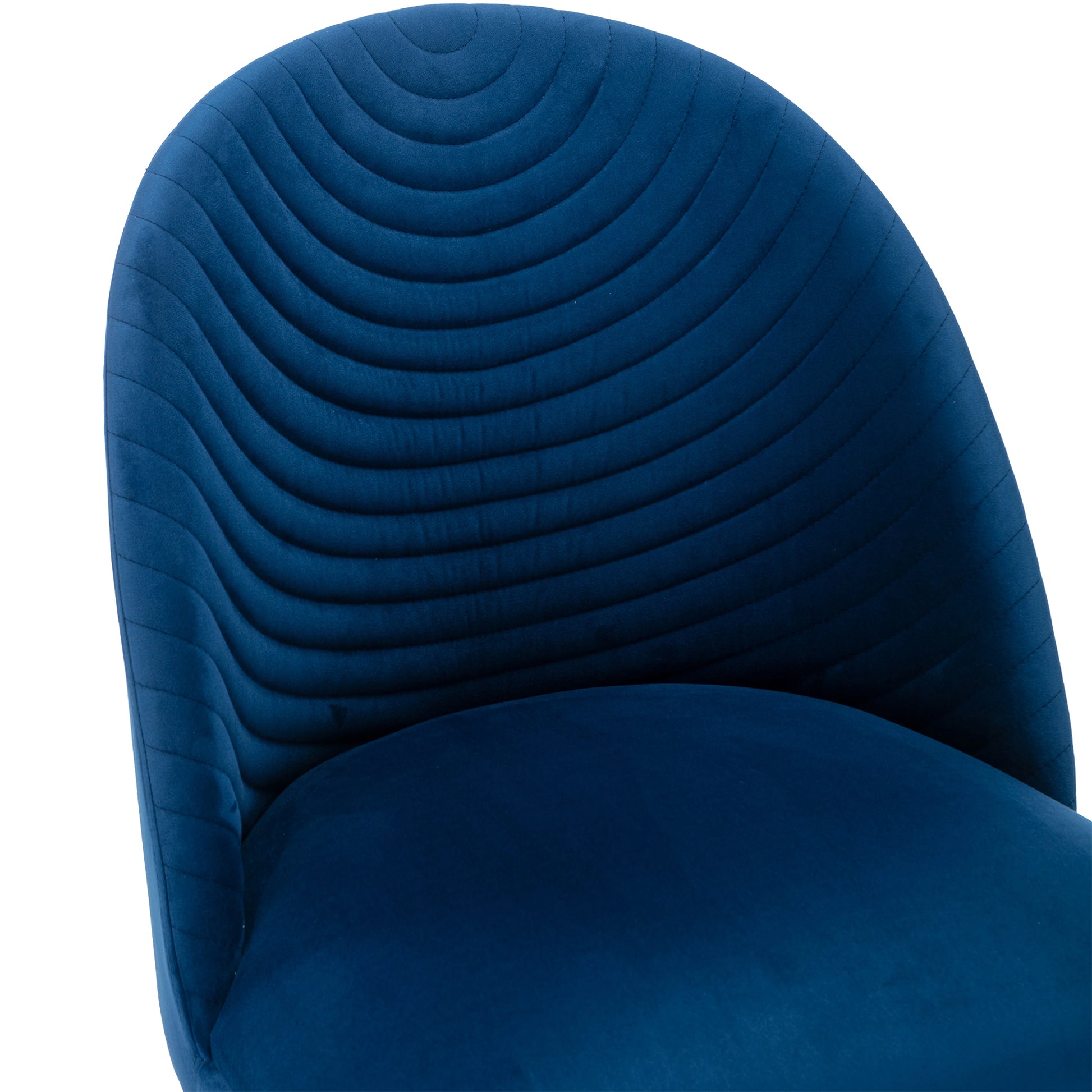 Coolmore Accent Chair ,Leisure Single Chair With Solid Wood Foot,2Pc Set Navy Velvet