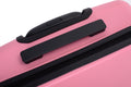 Hardshell Suitcase Double Spinner Wheels Pp Luggage Sets Lightweight Durable Suitcase With Tsa Lock,3 Piece Set 20 24 28 Pink Pink Polypropylene